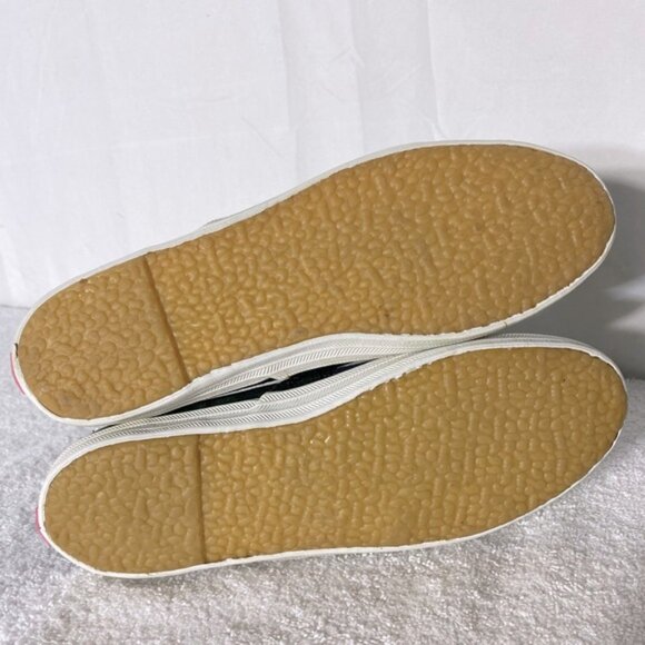 Vintage Hanes Her Way Green Blue Plaid Canvas Lace Up Sneakers 8 - Picture 5 of 11